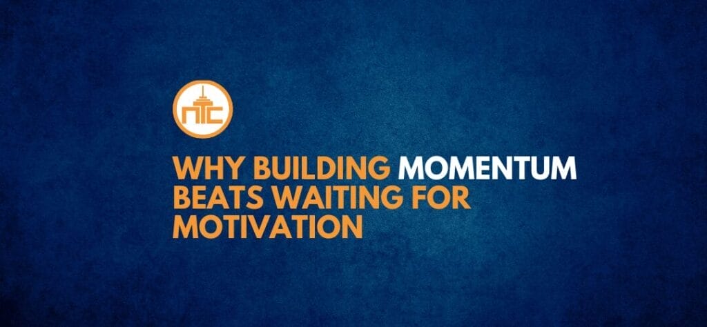 Discover why building momentum beats waiting for motivation. Learn simple steps to create lasting healthy habits and transform your fitness.
